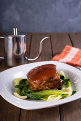 pork belly in sweet soy sauce also known as hong ma