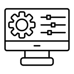 Configuration Line Icon