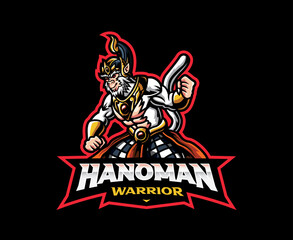 Fototapeta premium Hanoman mascot logo design