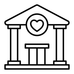 Non Profit Organization Line Icon