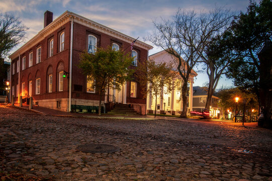 Nantucket Town, Main Street, historic house detail, USA, Massachusetts, Nantucket Island.