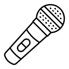 Microphone Line Icon