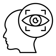 Vision Line Icon