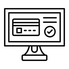 Card Payment Line Icon