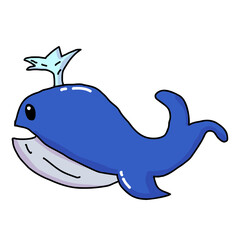 whale Animals ocean clipart