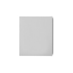 White book mockup, cutout.