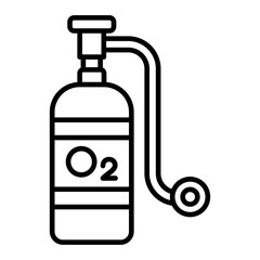 Oxygen Line Icon