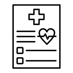 Obraz premium Medical Line Icon