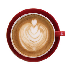 cup of coffee with heart