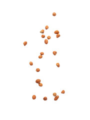 Falling peanuts cutout, Png file.