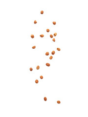 Falling peanuts cutout, Png file.