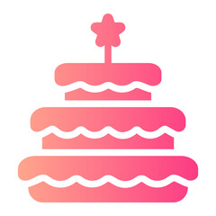 cake gradient icon