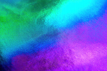 Rainbow holographic background. Neon and holographic gradient.