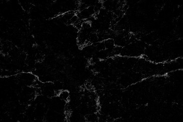 Black marble natural pattern for background, abstract black and white