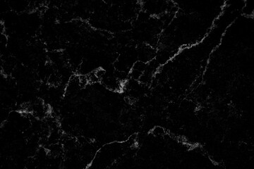 Naklejka na ściany i meble Black marble natural pattern for background, abstract black and white