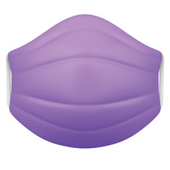 Mask 3D rendering isometric icon.