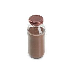 Cocoa bottle cutout, Png file.