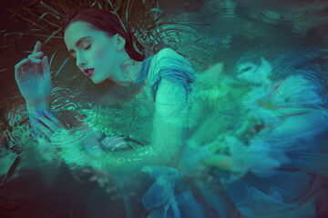 bride drowned in river