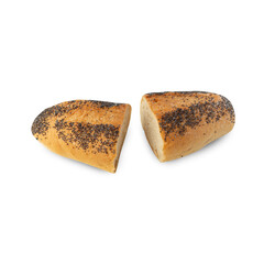 Multigrain bread cutout, Png file.