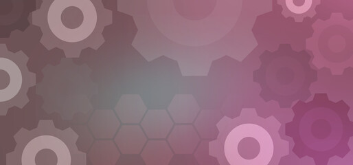 Abstract hexagon background. Technology poligonal design