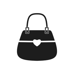 women's bag icon with trendy design.shopping bag icon