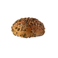 Multigrain bread cutout, Png file.