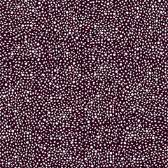 Abstract vector seamless pattern of white dots on dark background.
