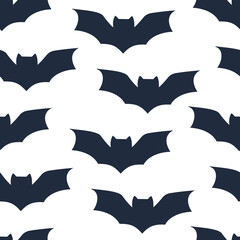 Halloween pattern seamless, For use scrapbook digital paper, Textile print, Page fill. Bats