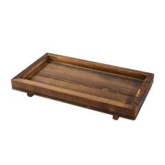 Wooden tray cutout, Png file.
