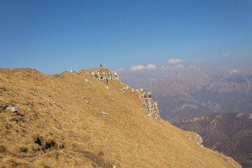 landscape with mountains and sky