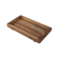Wooden tray cutout, Png file.