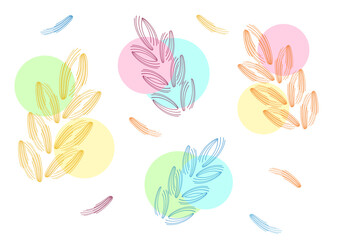 hand drawn flowers