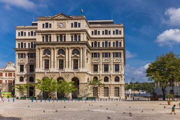 HAVANA CUBA. JANUARY 2, 2021: San Francisco de Asis Square in Havanna, Cuba