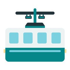 Vacation icon isolated on transparent background