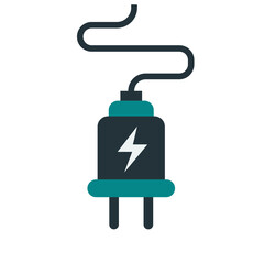 energy icon isolated on transparent background