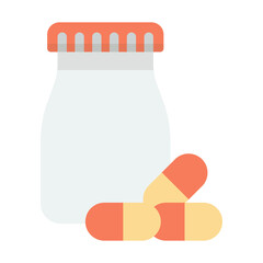 Hospital icon isolated on transparent background