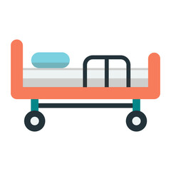 Hospital icon isolated on transparent background