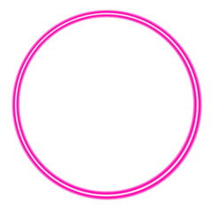 Circle neon light element