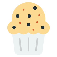 Food and cafe icon isolated on transparent background