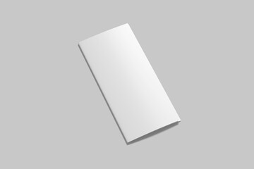 A4 Trifold Brochure Blank Mockup