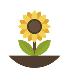 Nature icon isolated on transparent background