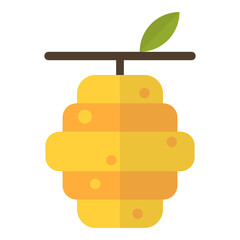 Nature icon isolated on transparent background