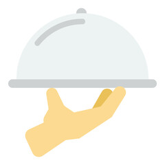 Food and cafe icon isolated on transparent background