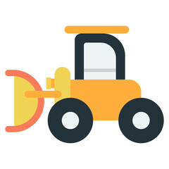 Construction icon isolated on transparent background