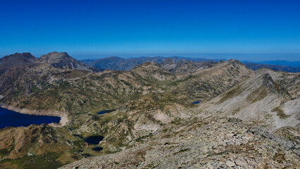 Fototapeta premium Puig de la Grava-Portell de la Grava-La Cerdanya-Pirineu