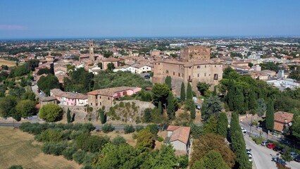 Fototapeta na wymiar Castle of Santarcangelo di Romagna, Rocca malatestiana