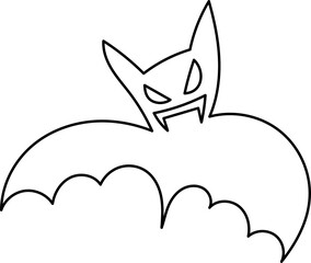 Cartoon Decoration, Halloween, Fun, Ghost, Witch, Illustration, Vector