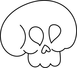 Cartoon Decoration, Halloween, Fun, Ghost, Witch, Illustration, Vector