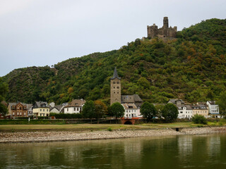 Fototapeta premium Scenes from the Rhine River, Germany