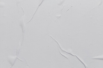 Smooth crumpled white paper texture .White recycled craft paper texture as background.